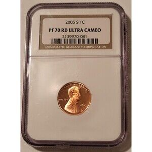 2005 S Lincoln Memorial Cent Proof PF70 RED UC NGC
